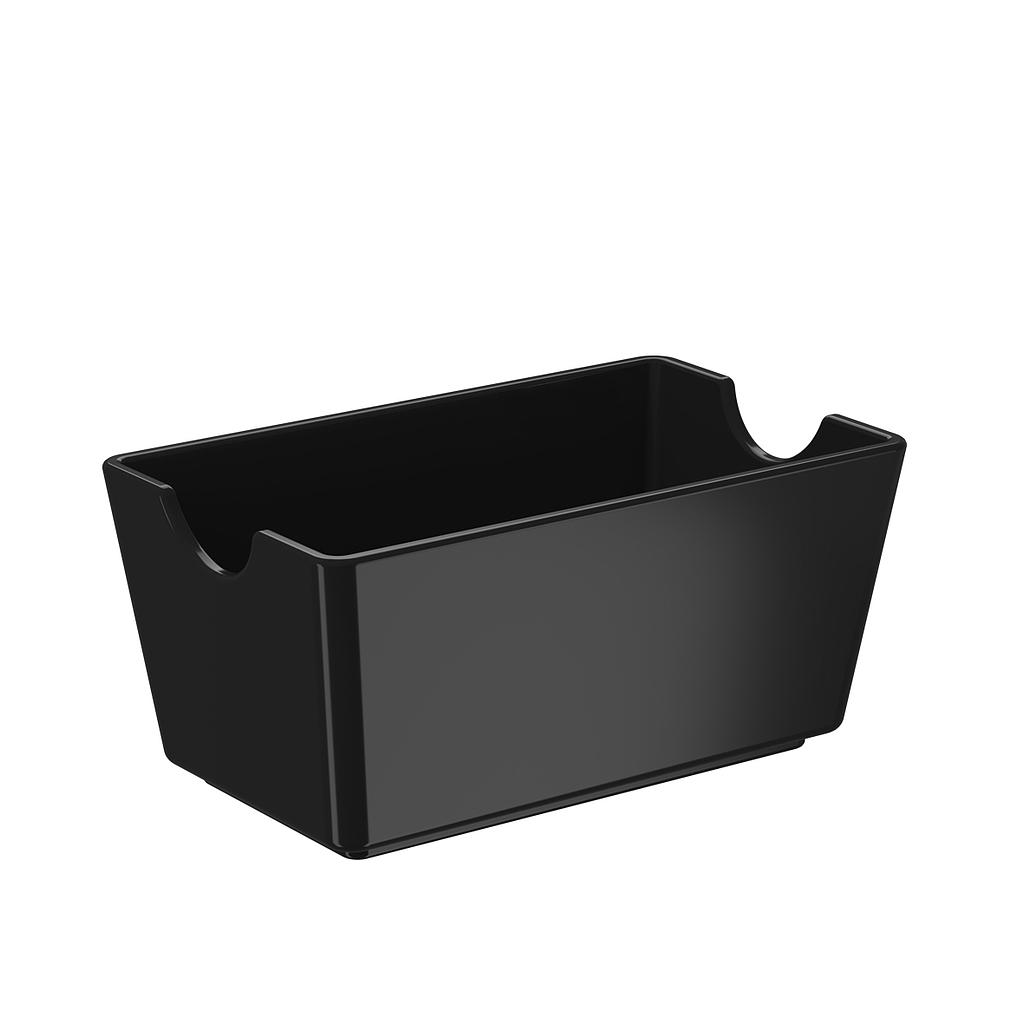 PORTA SACHE DE PLASTICO UNO NEGRO 11 x 6.5 x 5.1 cm