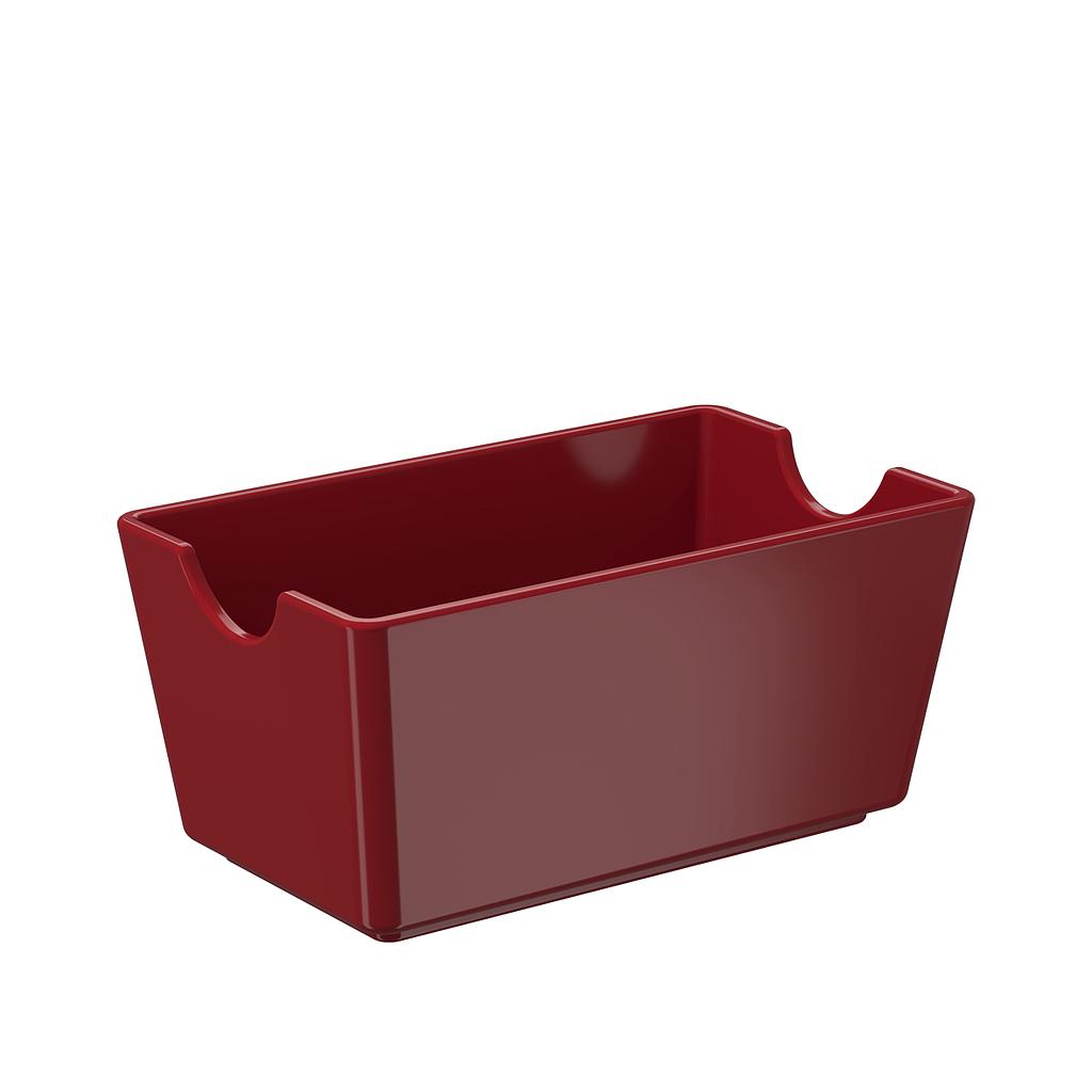 PORTA SACHE DE PLASTICO UNO ROJO BOLD 11 x 6.5 x 5.1 cm