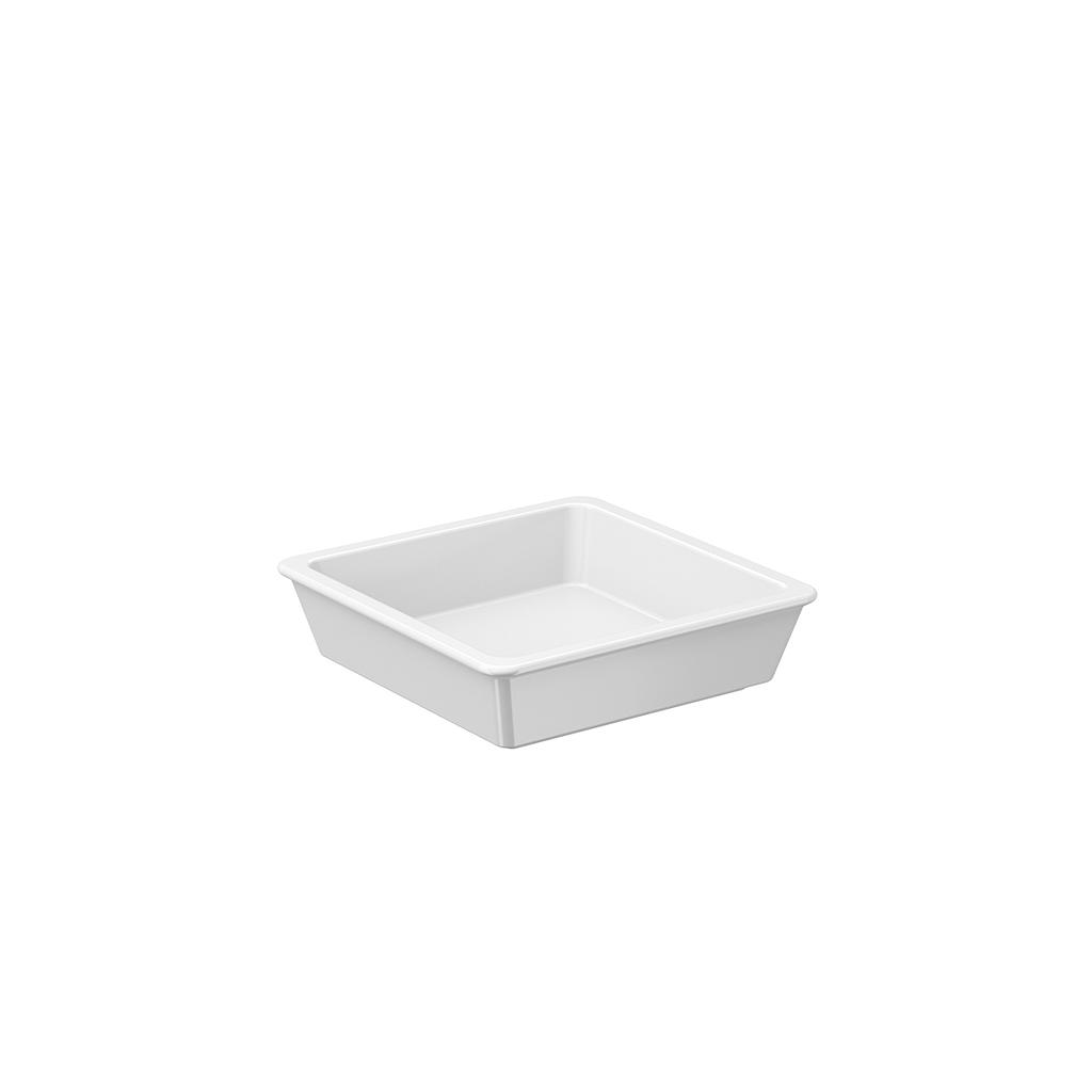 SALSERA P/ SHOYU DE PLASTICO UNO 50ML BLANCO 7.2 x 7.2 x 2 cm