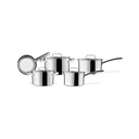 JUEGO DE OLLAS 5PZS ACERO INOX PALAZZO C/TP VD