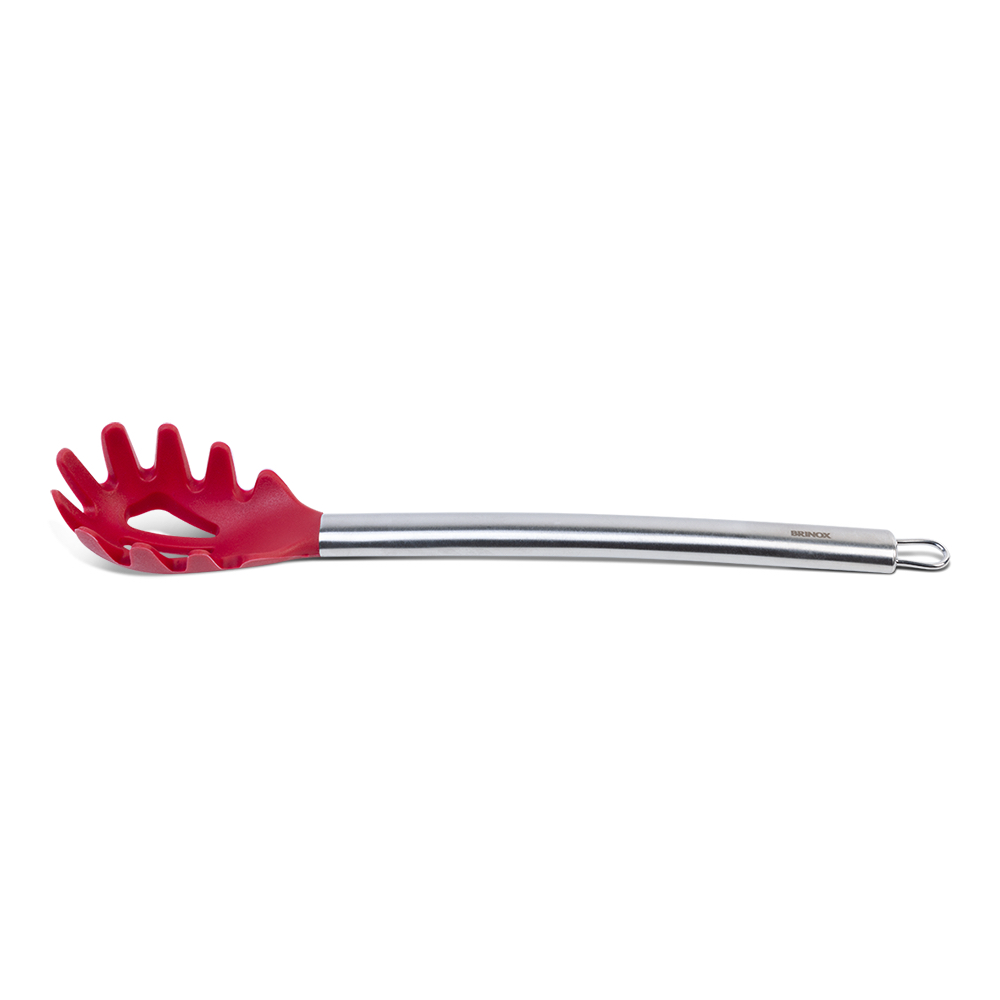 LINEA DUO - EN SILIC/A -PINZA PARA PASTA 33CM - ROJO 