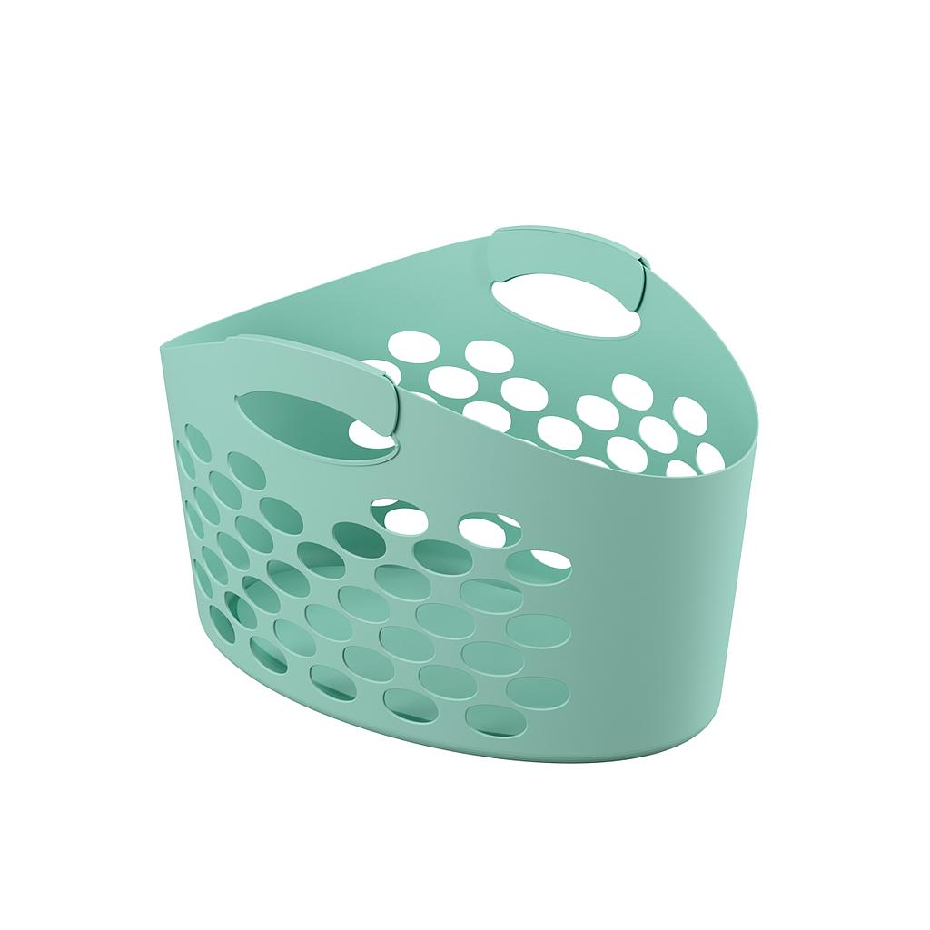 CESTA DE PLASTICO BUBBLE VERDE ELETRICO