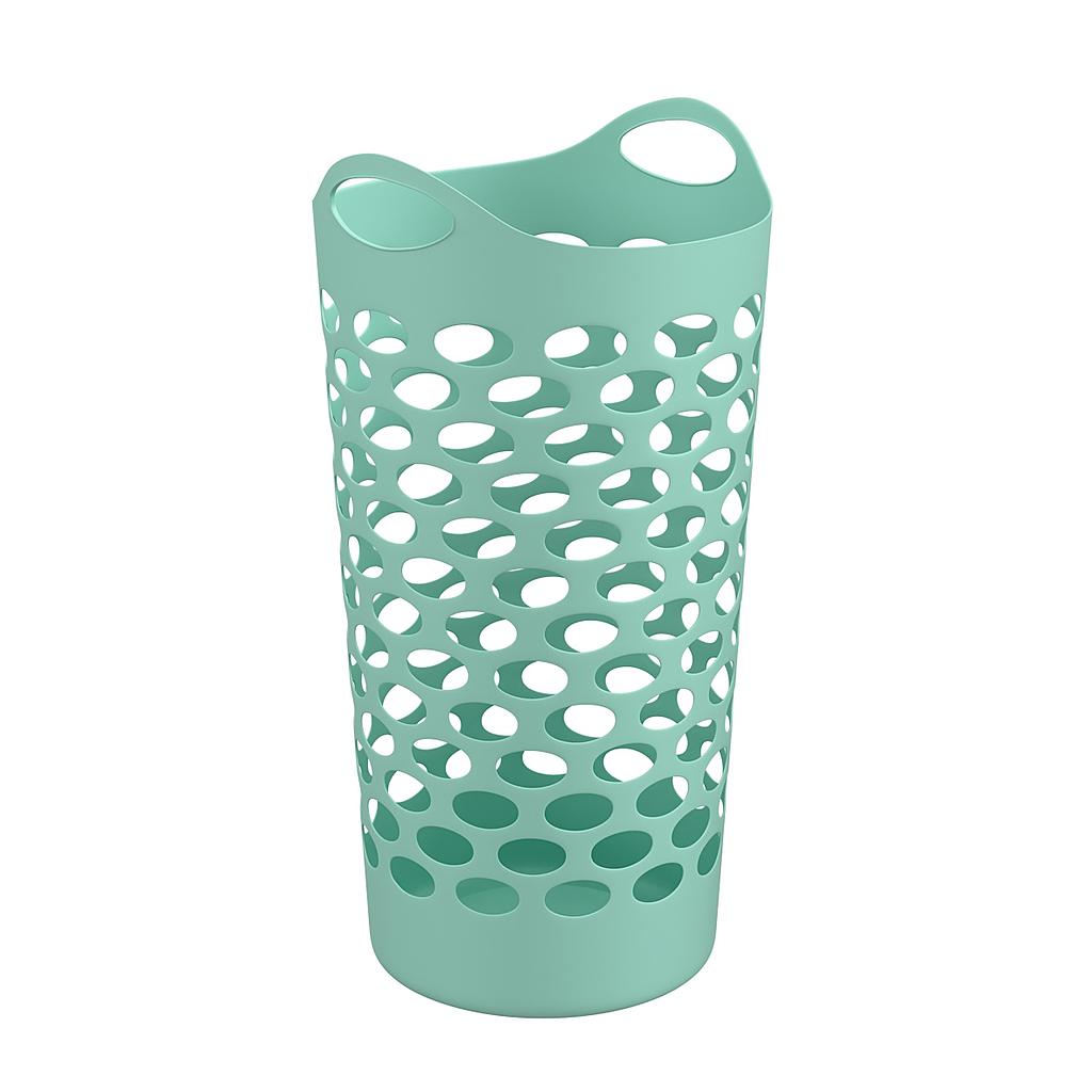 CESTA DE PLASTICO FLEXIBLE GRANDE BUBBLE VERDE ELETRICO
