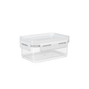 CONTENEDOR HERMETICO DE PLASTICO 250ML FLAP BLANCO 