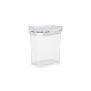 CONTENEDOR HERMETICO DE PLASTICO 900ML FLAP BLANCO 