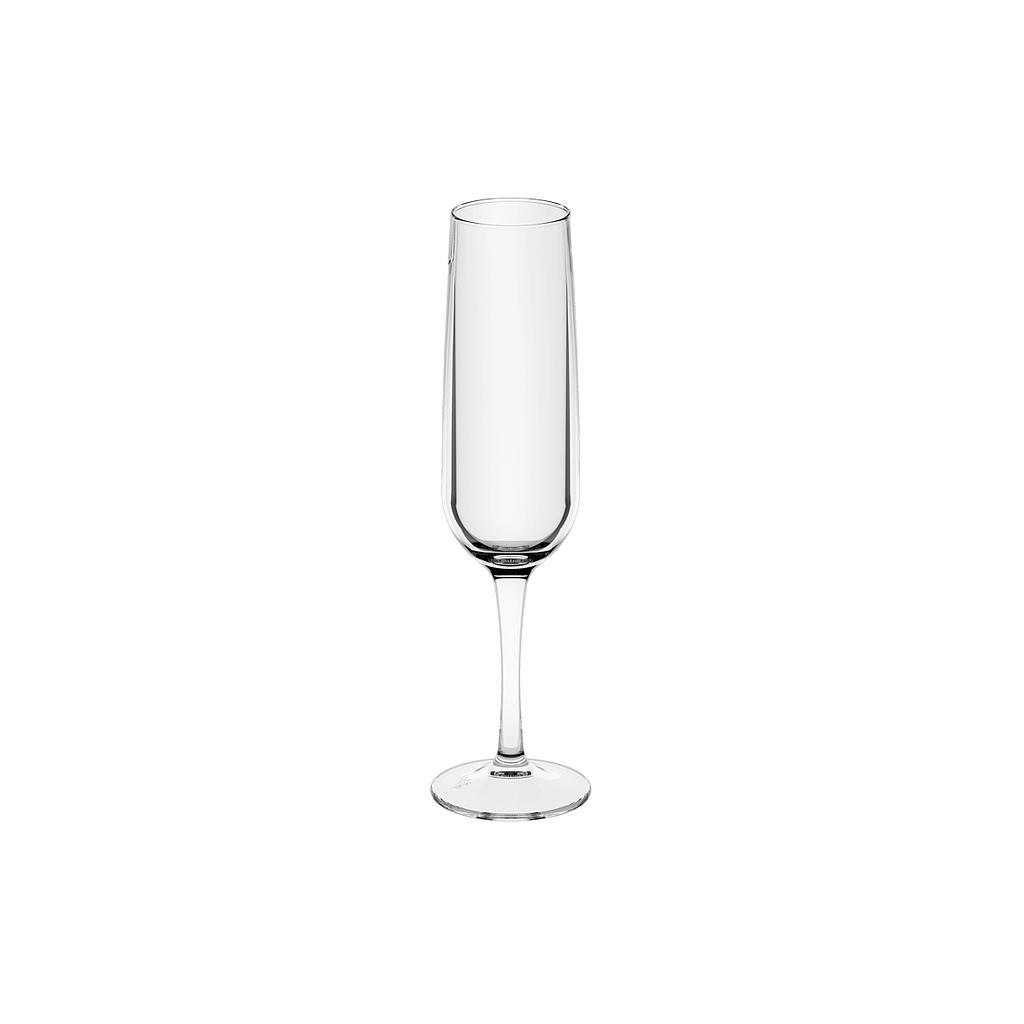 COPA CHAMPANGE DE PLASTICO 160ML FUN CRISTAL 