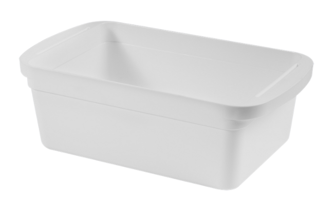 CESTO MEDIO DE PLASTICO 7,00L LOFT BLANCO 