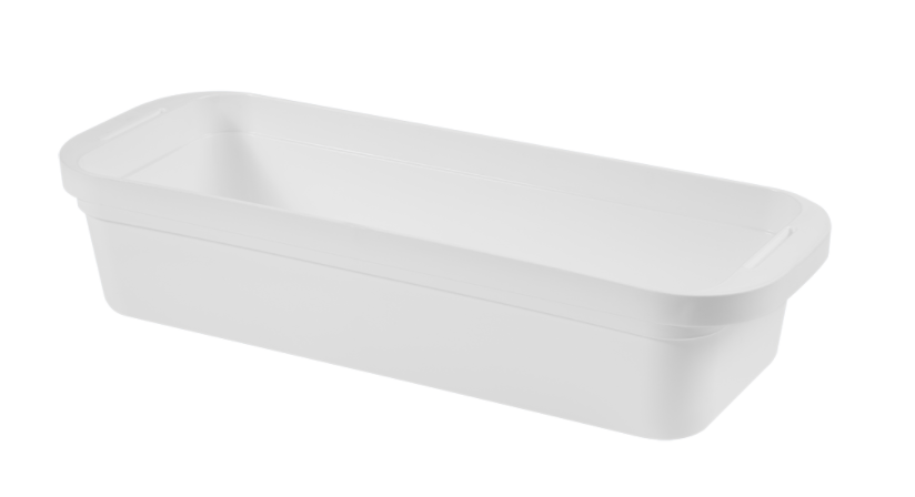 CESTO SLIM DE PLASTICO 5,30L LOFT BLANCO 