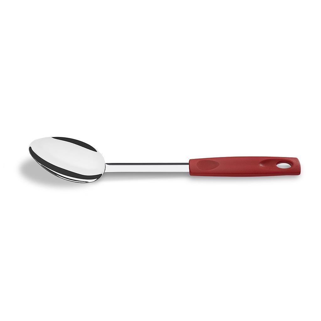 LINEA ASTI - EN ACERO INOXIDABLE MANGO PP - CUCHARA ARROZ 30,50CM -ROJO