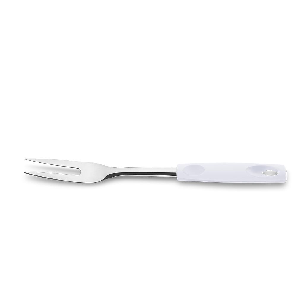 LINEA ASTI - EN ACERO INOXIDABLE MANGO PP - TENEDOR TRINCHANTE 31,00CM -BLANCO