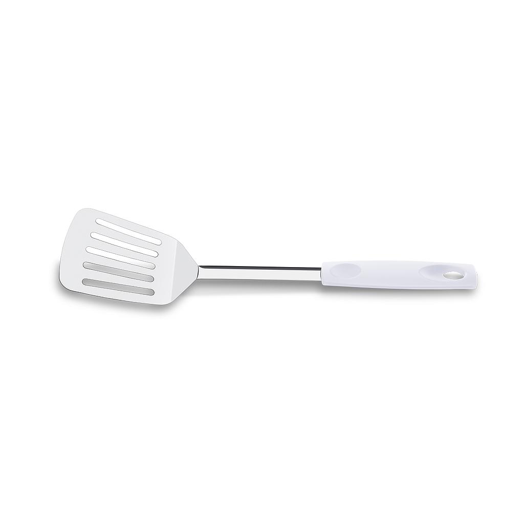 LINEA ASTI - EN ACERO INOXIDABLE MANGO PP - ESPATULA 33,00CM -BLANCO