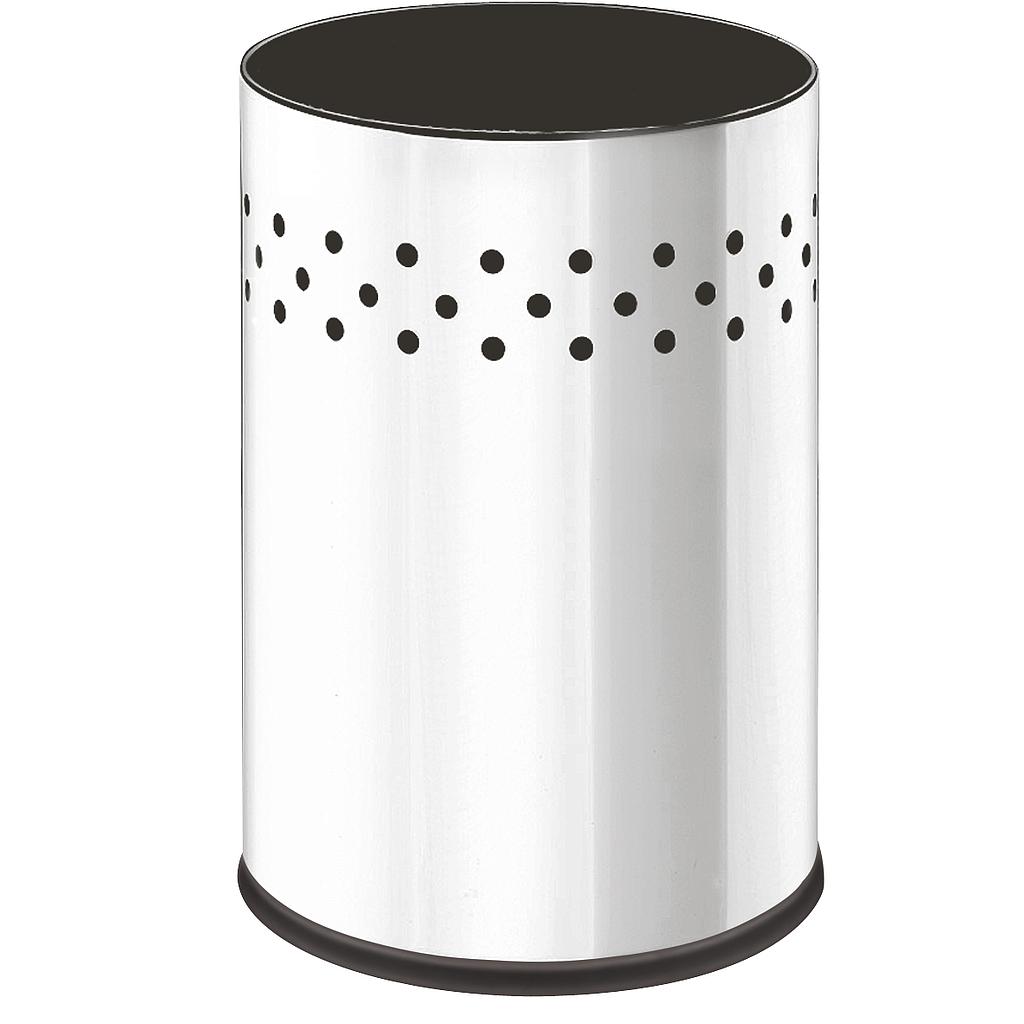 LINEA DECORLINE - EN ACERO INOXIDABLE - PAPELERA GAMMA Ø20 X 29CM 9,40L 