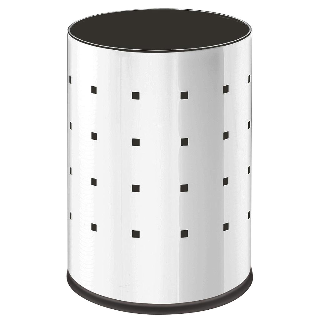 LINEA DECORLINE - EN ACERO INOXIDABLE - PAPELERA ALPHA Ø20 X 29CM 9,40L 