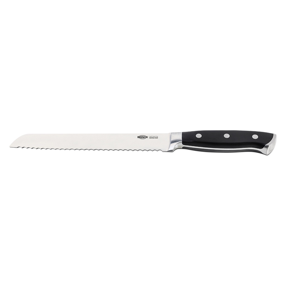 CUCHILLO PARA PAN 8" EN ACERO INOXIDABLE INFINITY