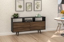 Credenza - Aparador Osasco Negro / New Avellana