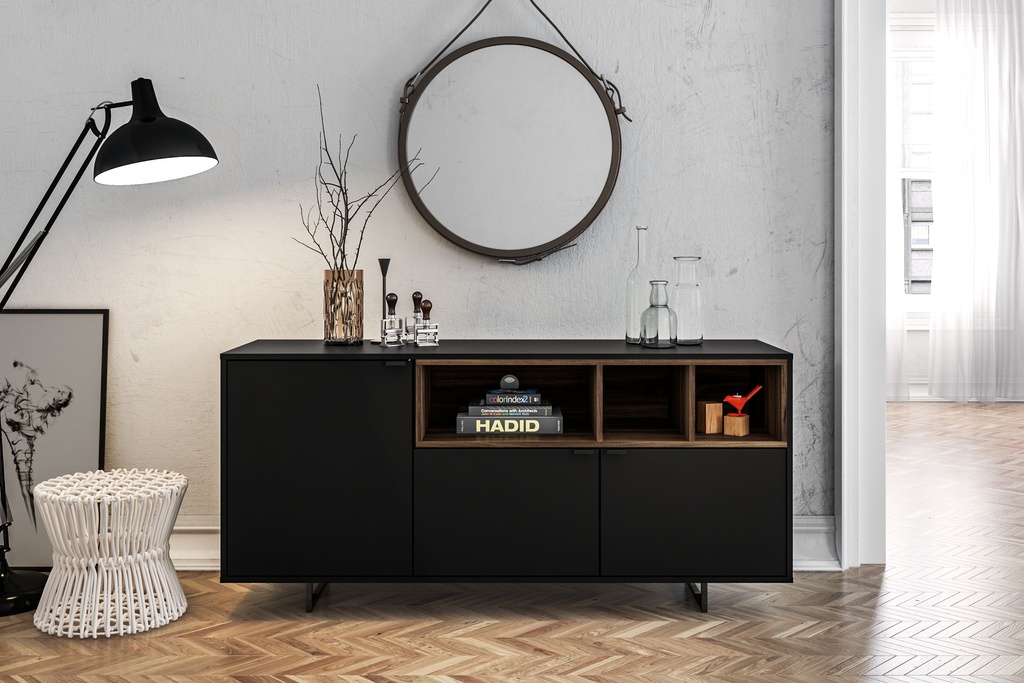 CREDENZA HONOLULU NEGRO / NEW AVELLANA