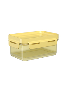 Contenedor Hermetico de Plastico 250 ML Flap Amarillo + Amarillo