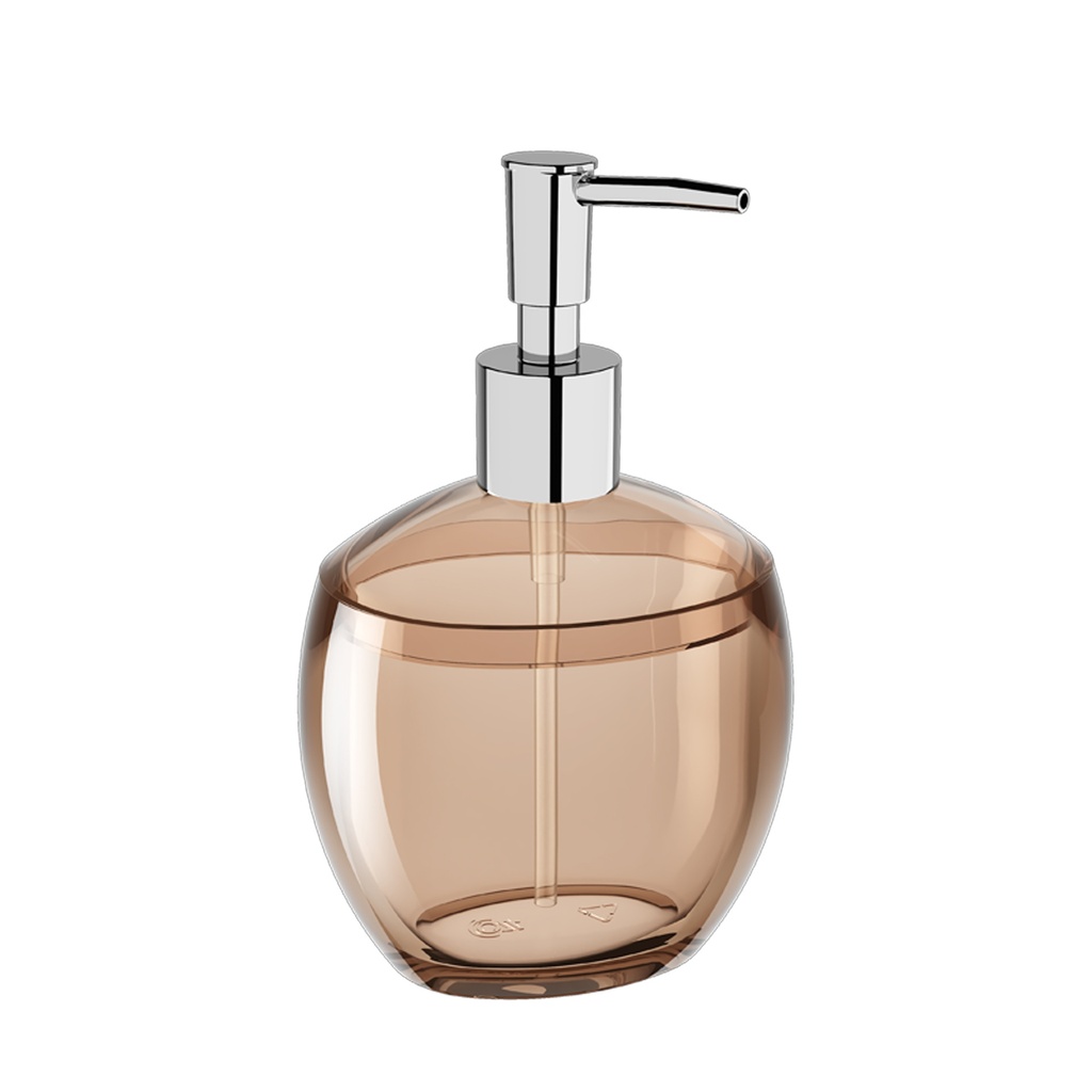 Dispensador de Jabon Liquido de Plastico 300ML Spoom Rosa Blush