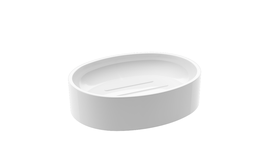 Jabonera de Plastico Spoom Blanco
