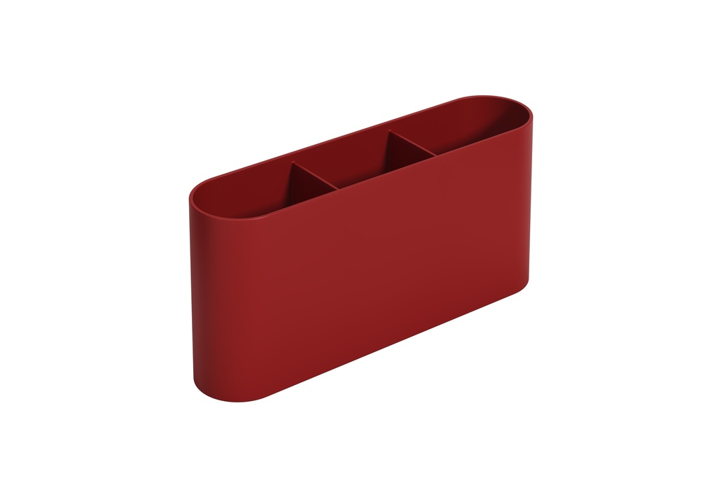 Escurridor de Cubiertos de Plastico Flat Rojo Bold