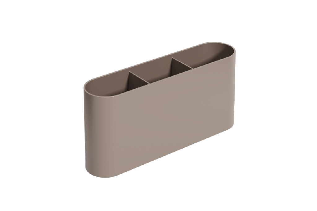 Escurridor de Cubiertos de Plastico Flat Warm Gray