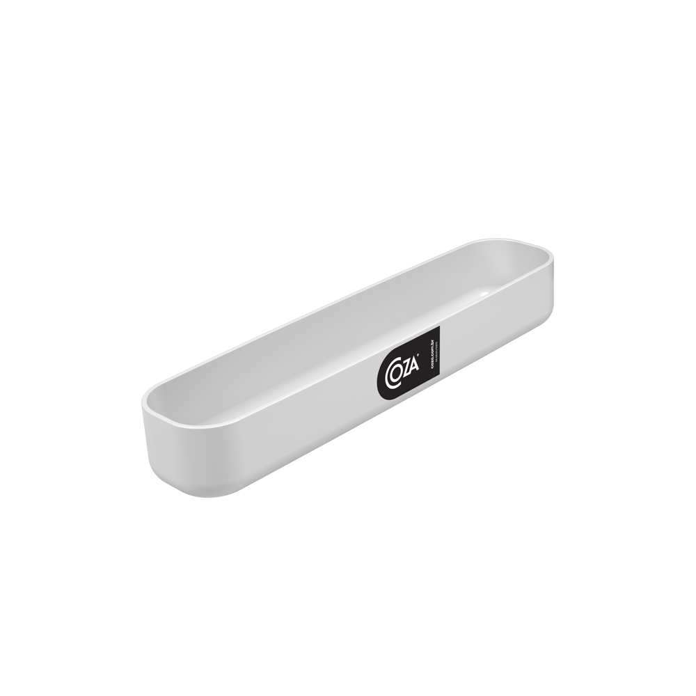 Organizador Medio de Plastico 23,5 x 5,2 x 3,4CM Perfect Blanco