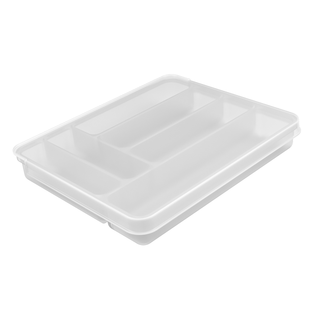 Organizador de Cubiertos C/Tapa 30 x 35,9 x 5,2CM Perfect Natural