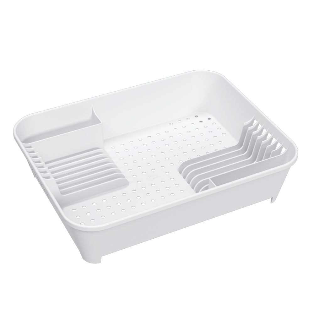 Escurriplato de Plastico Basic Blanco