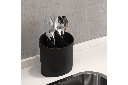 Escurridor de Cubiertos de Plastico Basic Negro