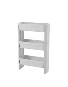Organizador de Plastico Slim 3 Pisos 44,8 x 17,3 x 68CM Loft Blanco