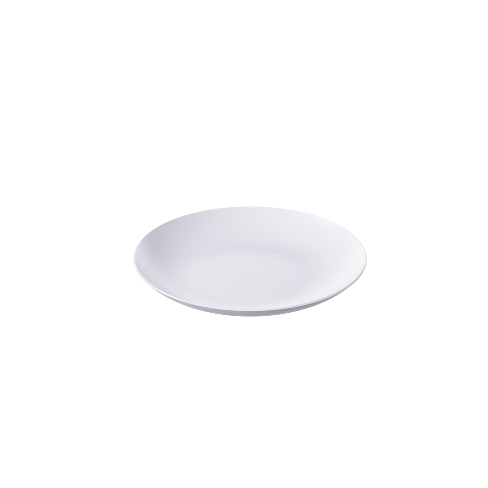 PLATO POSTRE DE PLASTICO Ø18,00CM COZY BLANCO 