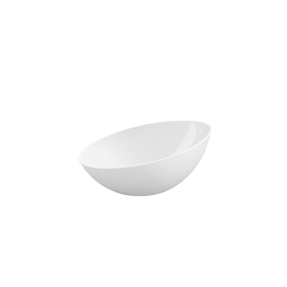 BOL DE PLASTICO 650ML ESSENTIAL BLANCO 