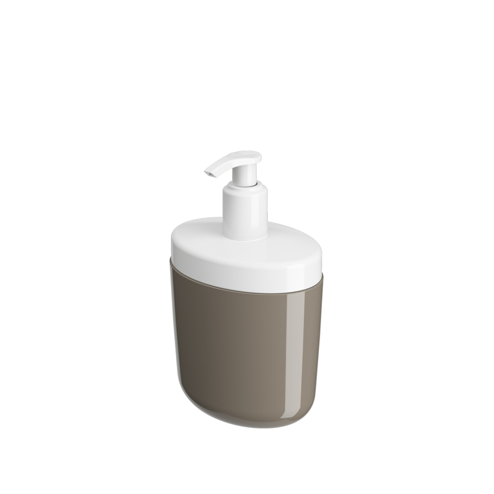 DISPENSADOR DE JABON LIQUID. DE PLASTICO 450ML BULKY WARM GRAY 