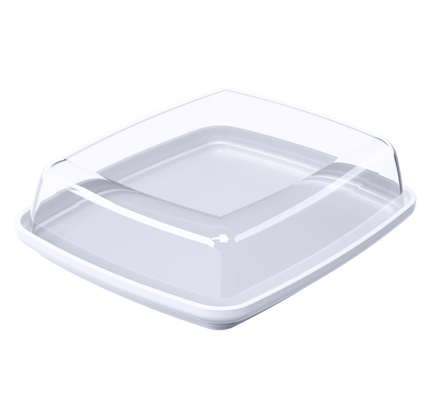 PORTA FIAMBRES DE PLASTICO COZY BLANCO 