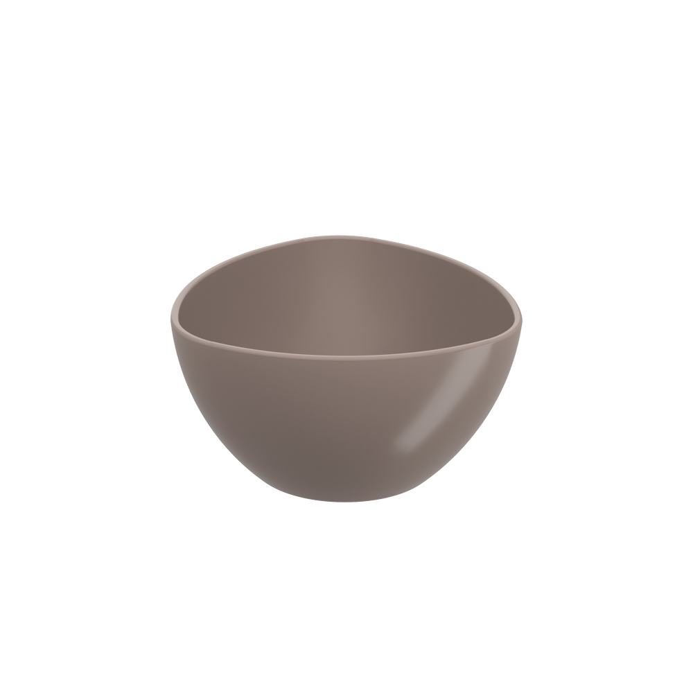 BOL TRIANGULAR 250ML DE PLASTICO ESSENTIAL WARM GRAY
