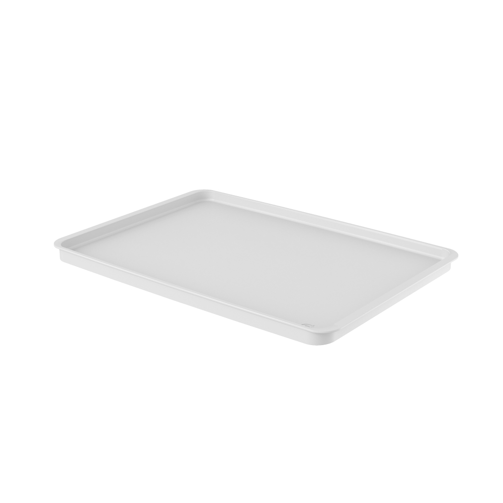 BANDEJA SLIM DE PLASTICO 34,6 x 24,5 x 1,5 CM CASUAL BLANCO 