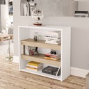 ESTANTE SHANTOU 3 ESPACIOS MDP BRANCO BP /LEGNO SALINAS FF