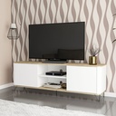 MUEBLE PARA LCD - RACK CARTAGENA MDP BRANCO FF LISO/LEGNO SALINAS FF