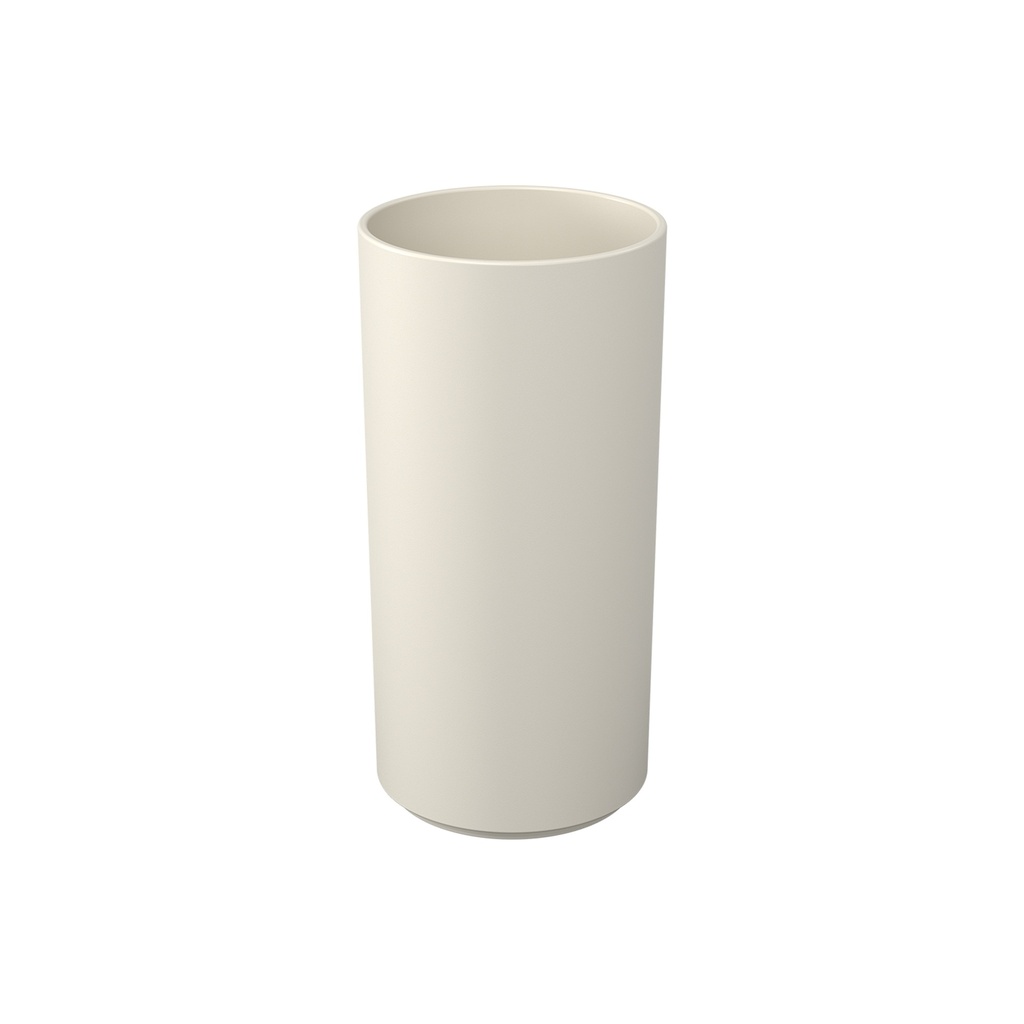 LINEA SERENE-PORTA CEPILLOS DE PLASTICO LIGHT GRAY