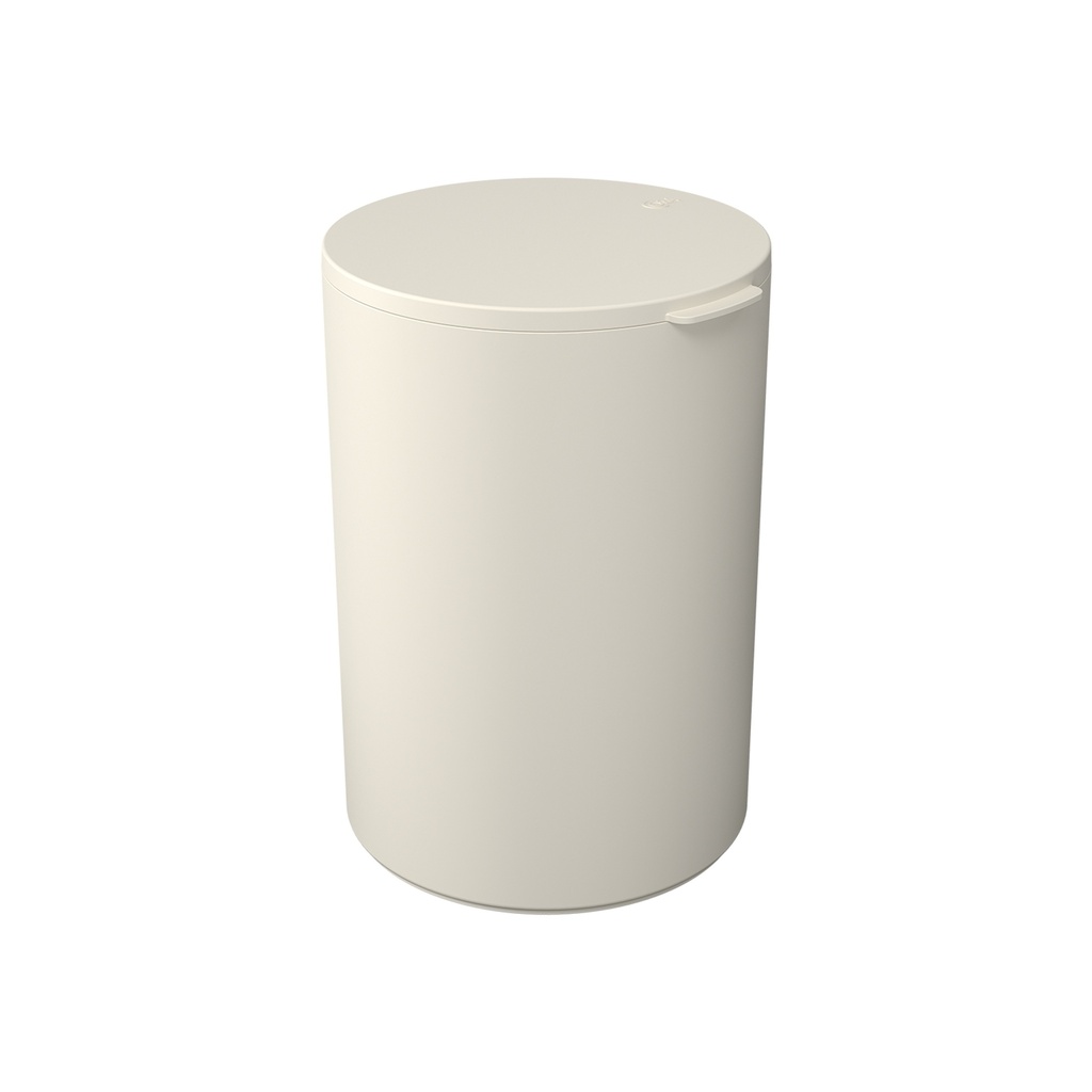 LINEA SERENE- BASURERO DE PLASTICO C/ TAPA 5L LIGHT GRAY