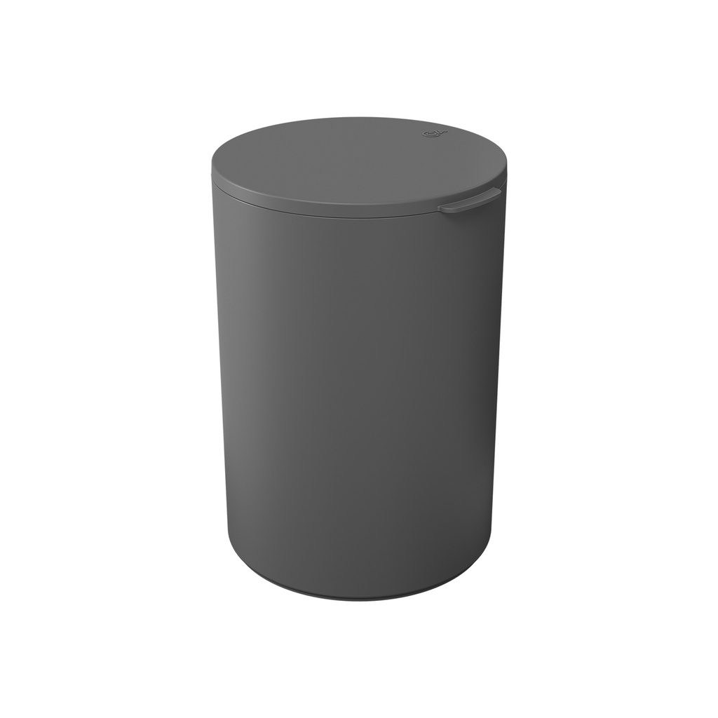 LINEA SERENE- BASURERO DE PLASTICO C/ TAPA 5L GRIS PLOMO