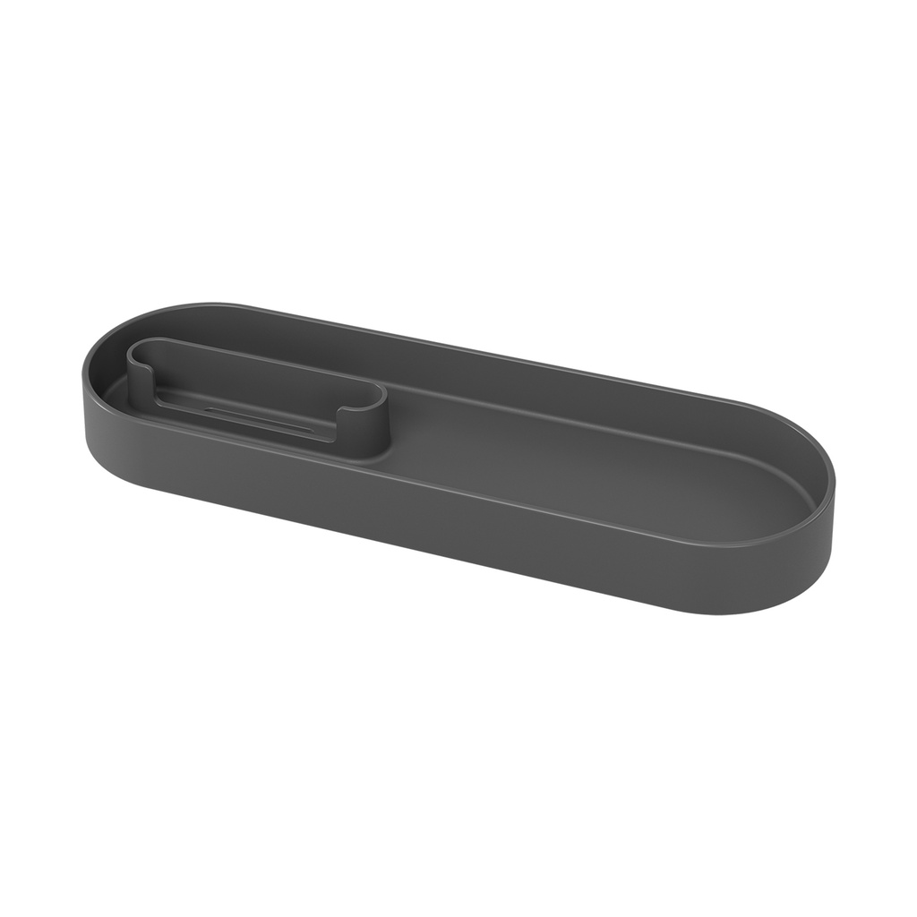 LINEA SERENE- BANDEJA P/BAÑO DE PLASTICO GRIS PLOMO