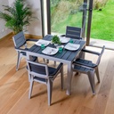 SILLA MADEIRA CON BRAZOS CUARZO