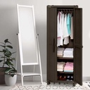 ARMARIO RATAN ROPA GRANDE MARRON