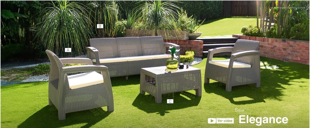 JUEGO MUEBLE FERRARA ELEGANT TAUPE 3