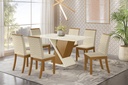 MESA DE COMEDOR SOLUS NATURE/OFF WHITE (NO INCLUYE SILLAS)