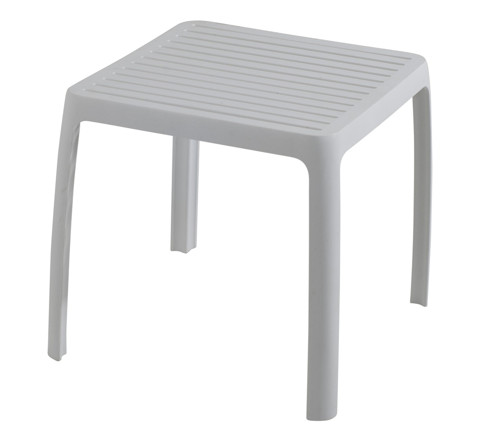 MESA DE ESQUINA WAVE COLOR BLANCO 4 PATAS