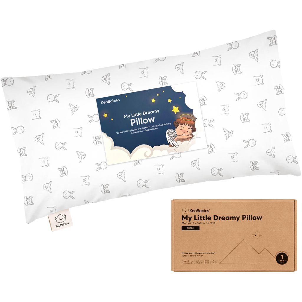 Keababies Almohada Buddy para niños pequeños (KeaDoodles), color: KeaDoodles