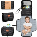 Keababies Cambiador de Pañales EZEE (Negro Geo), Color: Negro Geo