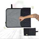 Keababies Cambiardor Portatil de Pañales Swift (Negro Geo), Color: Negro Geo